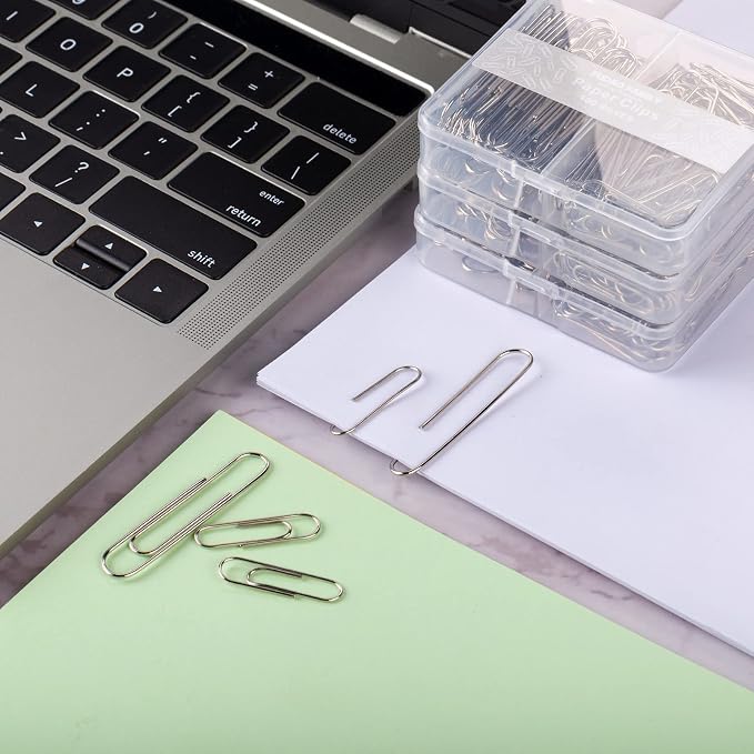 Paper Clips Assorted Sizes, Large PaperClips, Small PaperClips, Paper Clip - Image 6
