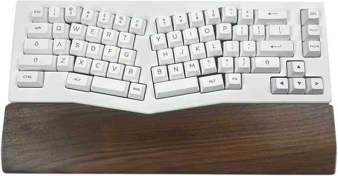Ergonomic Wooden Wrist Rest Solid Wood Walnut by YMDK
