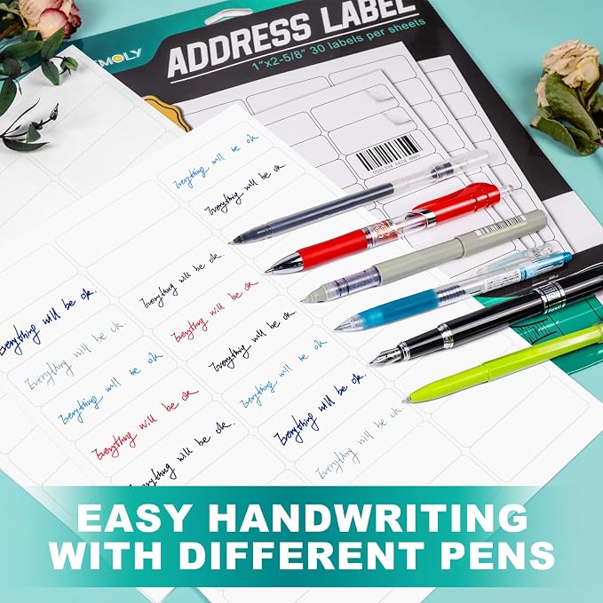 Address Labels 1’’x2-5/8’’ Stikcer Paper 30-UP 500 Sheets - Image 6