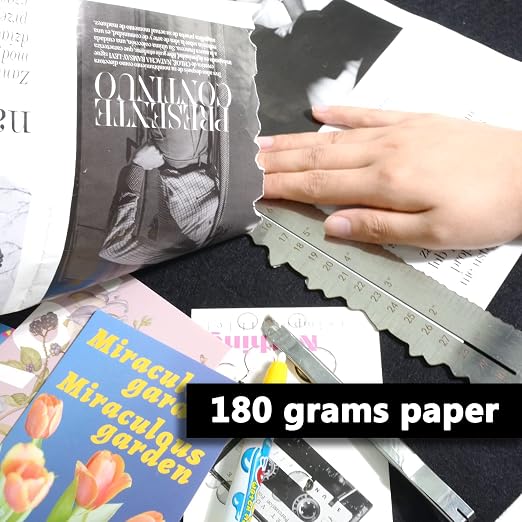 Stainless Steel Metal Paper Tearing Ruler Craft Ruler - Image 3