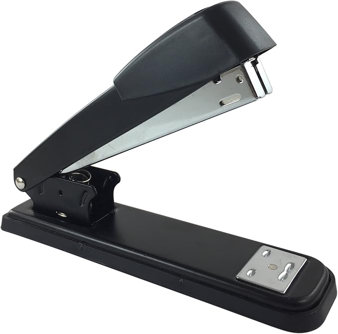 Clipco Stapler with 2000 Staples Each Metal Full Desk Size Black - Image 2