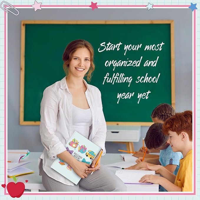 Fuyoooo Teacher Record Book Teacher Grade Books 2026-2027 Spiral Bound Record - Image 7