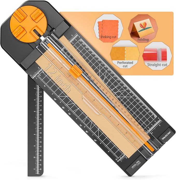 Worklion Scrapbooking Cutting Tool: Paper Cutter 4 in 1 by WORKLION
