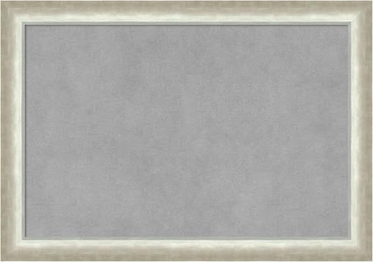 Amanti Art Silver Framed Magnetic Board 14x20 Small Vision Board by AmantiArt