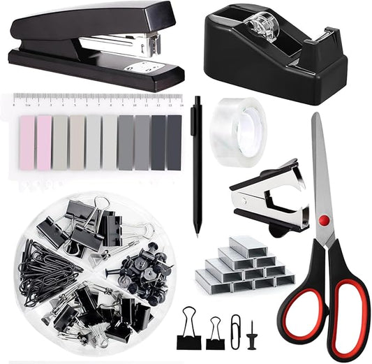 Office Supplies, Stapler and Tape Dispenser Set by musejoy