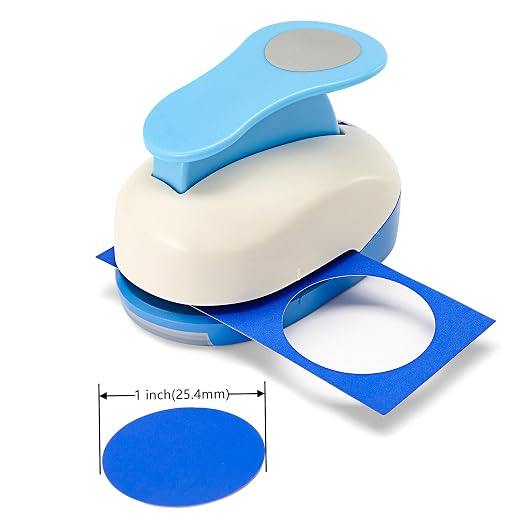 1 Inch Circle Punch 25.4mm Circular Cutter Tool Circle Hole Punch Handmade by Wsyhomie