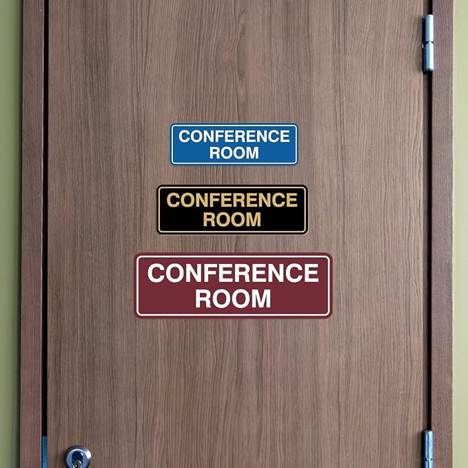 Standard Conference Room Sign -Red - Image 3