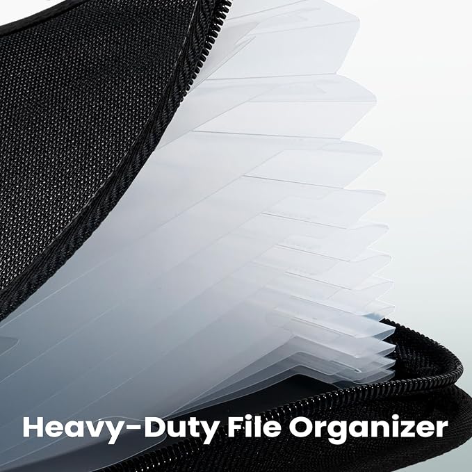 Sooez Heavy Duty Accordion File Organizer - Image 2