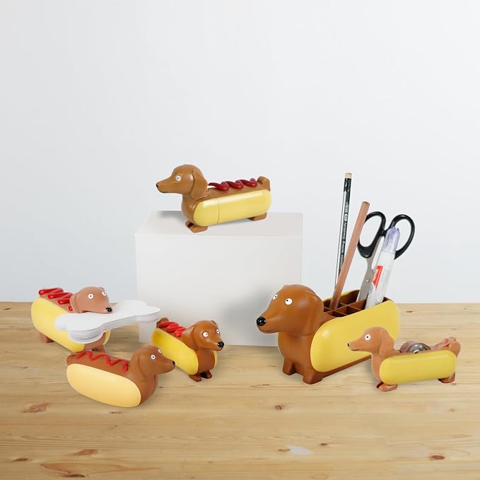 Yobro Mini Pencil Sharpener for Gifts, Novelty Hotdog Desktop Sharpener - Image 8