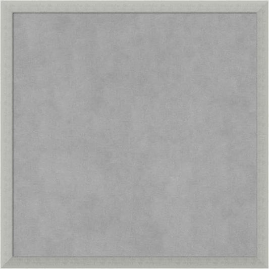 Amanti Art Silver Framed Magnetic Board 22x22 Medium Vision Board by AmantiArt
