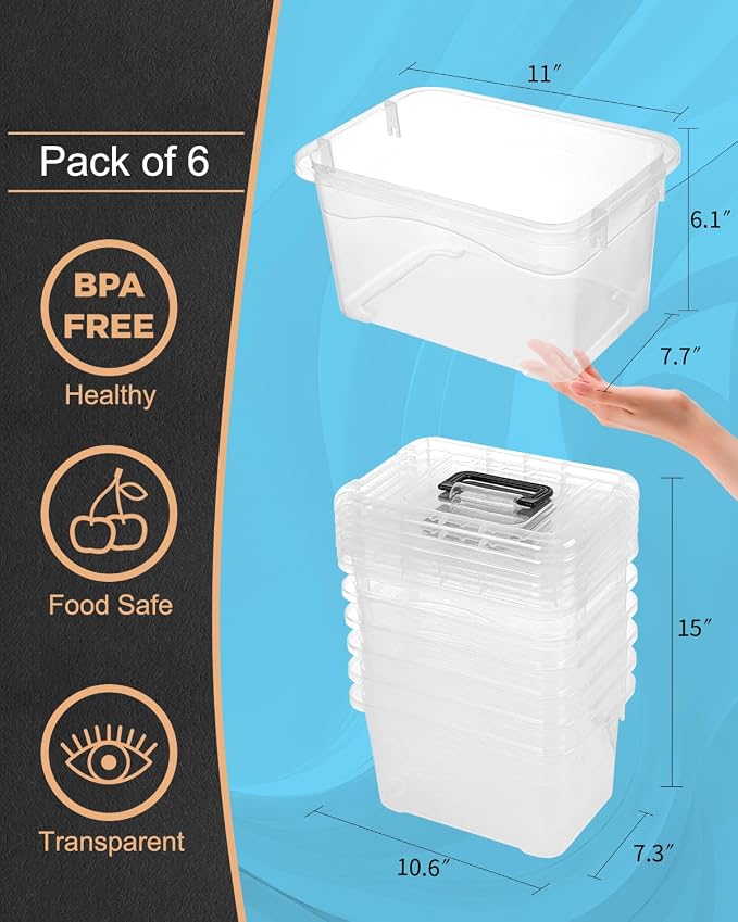 EOENVIVS Plastic Storage Bins - Image 2