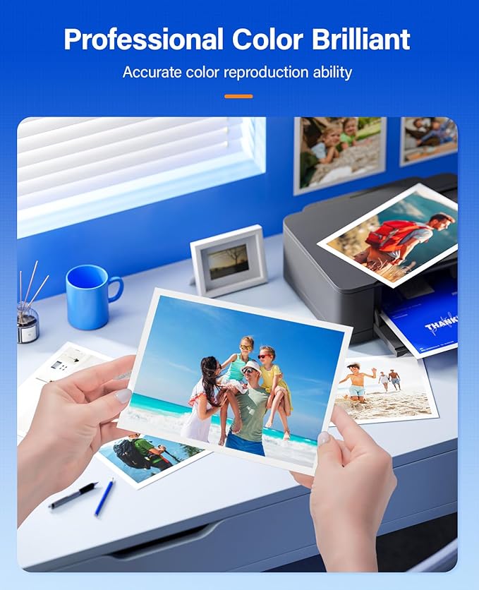 936e 936XL High Yield Ink Cartridges with Chip 4-Pack Set Replacement for HP 936 936e Ink Works with HP OfficeJet Pro 9125e 9135e 9110b 9128e 9130b 9122e 9120e 9730e Printers Black Cyan Magenta Yellow-DeskLoop Office