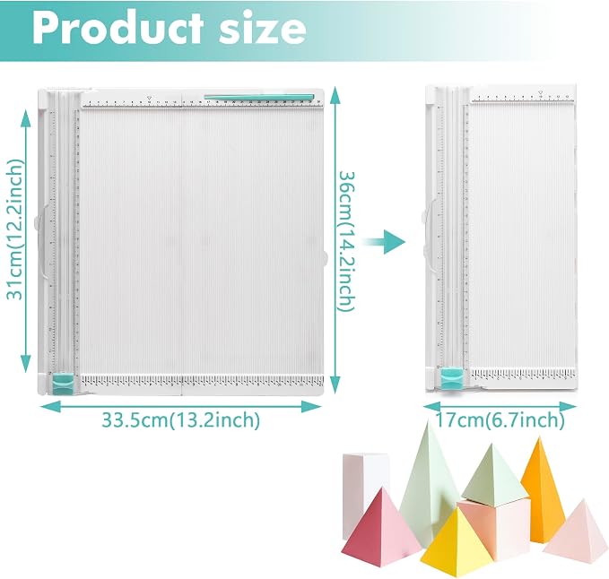 Find Scrapblooms 12"x12" Foldable Paper Trimmer & Scoring Board, Craft Paper - Image 2