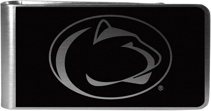 Siskiyou Sports NCAA Unisex Black and Steel Money Clip by Siskiyou