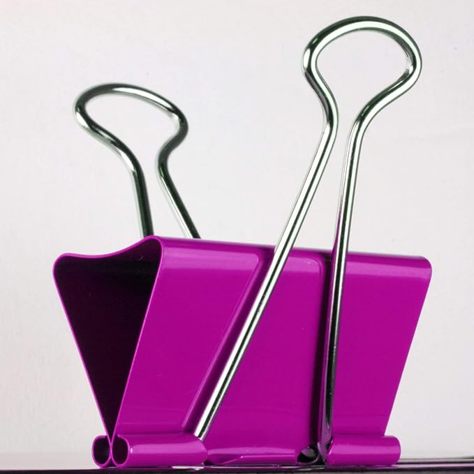 BAZIC Products Small Binder Clips, 3/4 in, 20 Ct, 24-Box | assorted color - Image 7
