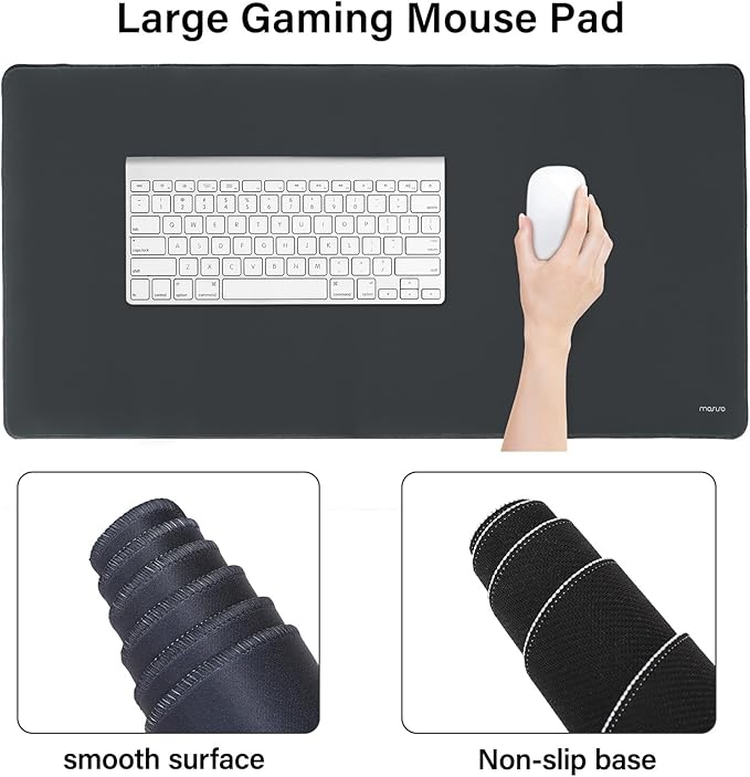 MOSISO Keyboard Mouse Pad Set, Large Gaming Mouse Pad&Rectangular Keyboard - Image 4