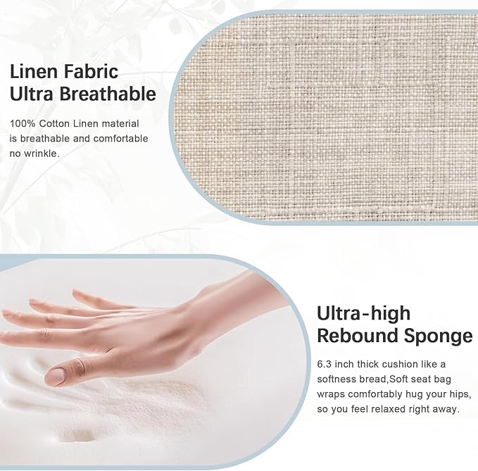 Accent Chair 2 Seat, Arm Chairs with Soft Seat and Armrests for Living Room, Love seat for Dining, Reading, and Waiting Rooms (Beige)-DeskLoop Office