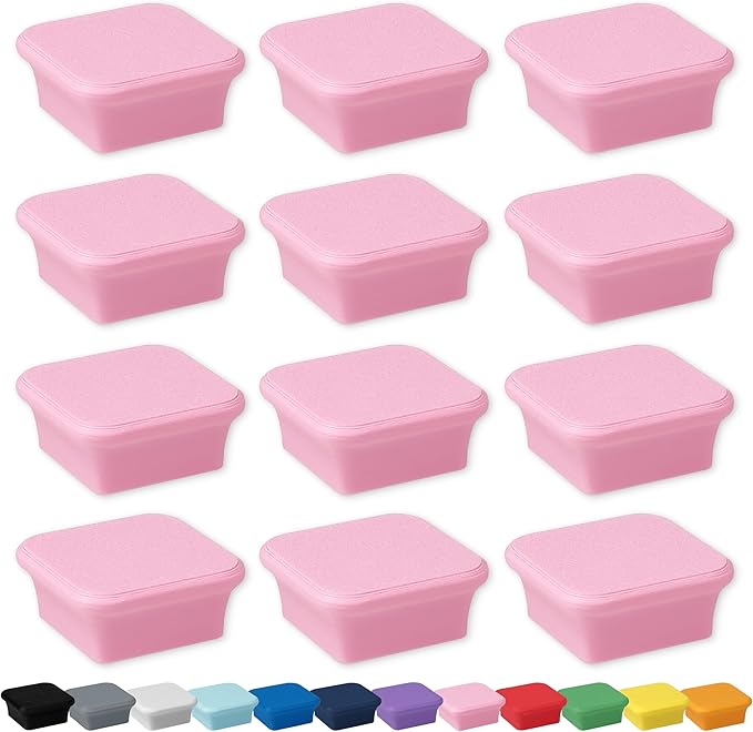 Glassboard Studio MiniBar Magnet - Strong Neodymium Rare Earth Magnets for Fridge, Whiteboard, Locker & Magnetic Glassboards - Ideal for Crafting & Office Use - Strong Fridge Magnets (Blush Pink, 12)-DeskLoop Office