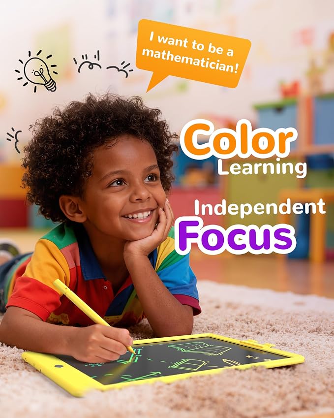 KOKODI LCD Writing Tablet, 10 Inch Colorful Doodle Board Drawing Tablet - Image 4