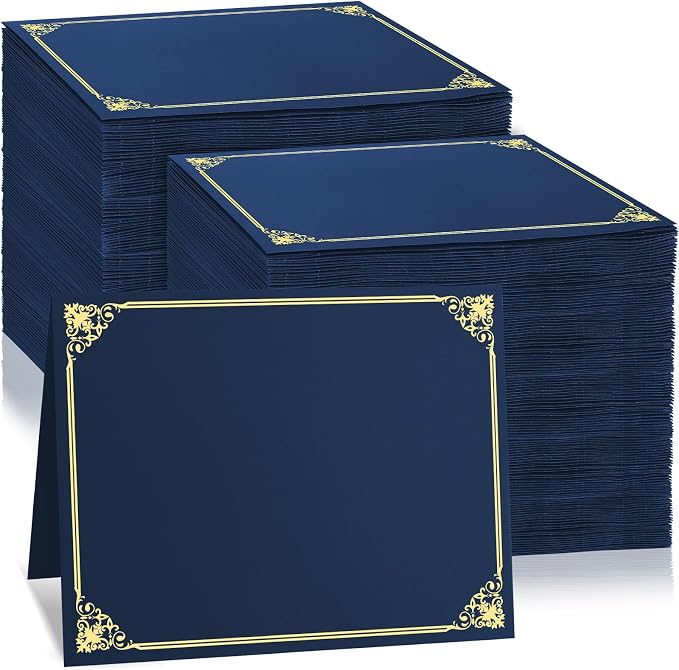 150 Pcs Certificate Holders Bulk, Document Covers by Oleitodh
