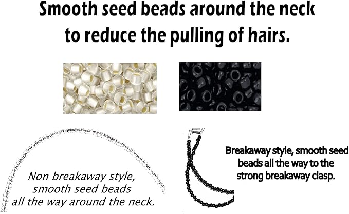 Hidden Hollow Beads Slim Style Women's Fashion Beaded Lanyard - Image 4