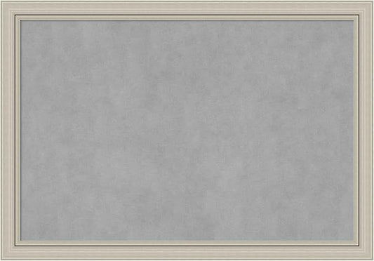 Amanti Art Silver Framed Magnetic Board 28x40 Large Vision Board by AmantiArt