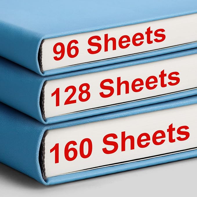 AHGXG Thick Notebook College Ruled, 320 Numbered Pages Lined Journal - Image 4