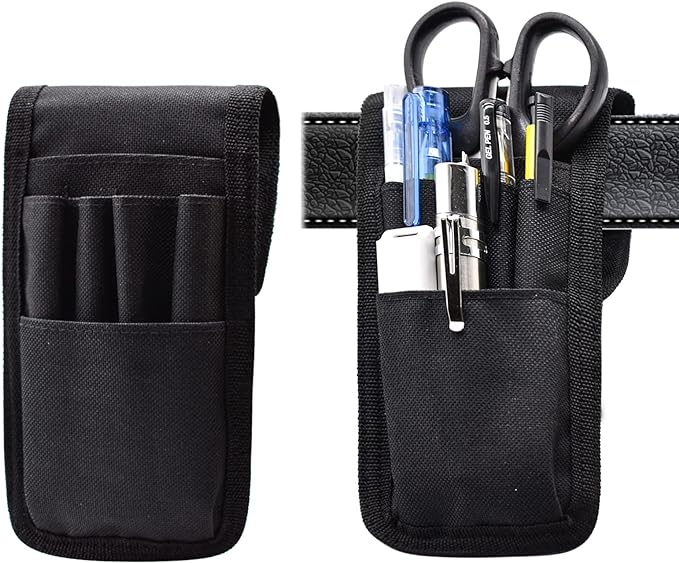 2 Pcs KATOLK Belt Pen Holder, Detachable Military Duty Pencil Sleeve Case by KATOLK