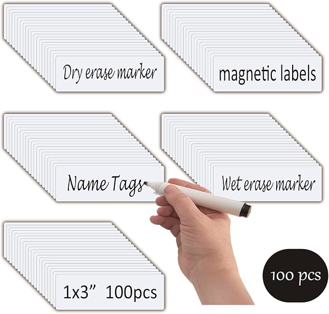 STTMGN Dry Erase Magnetic Name Tags, Magnets - Image 2