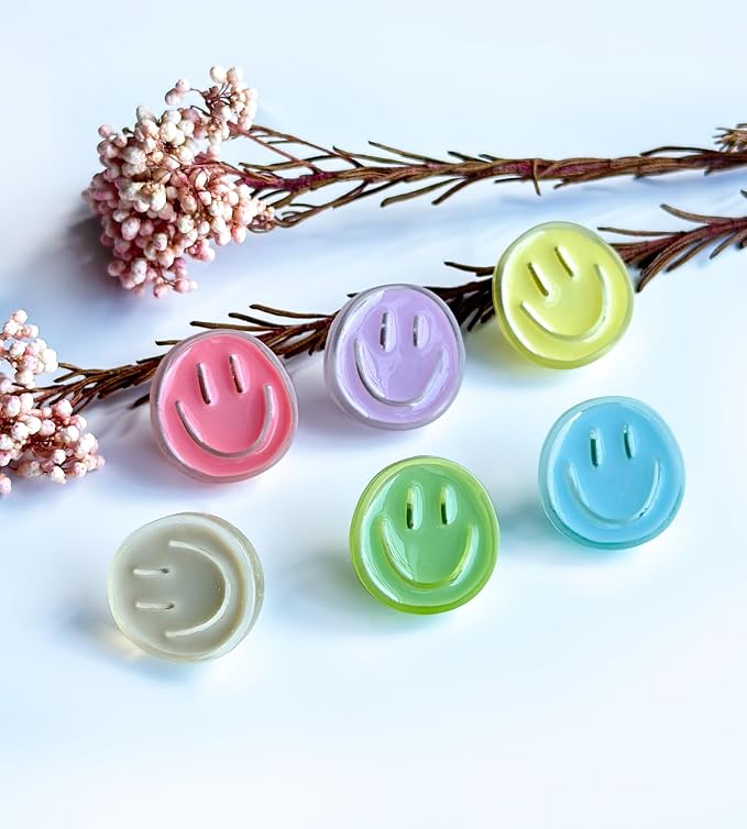 Smiley Face Decorative Push Pins, Cute Bulletin Board Push Pins, Thumbtacks - Image 3