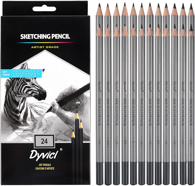 Dyvicl Professional Drawing Sketching Pencil Set by Dyvicl