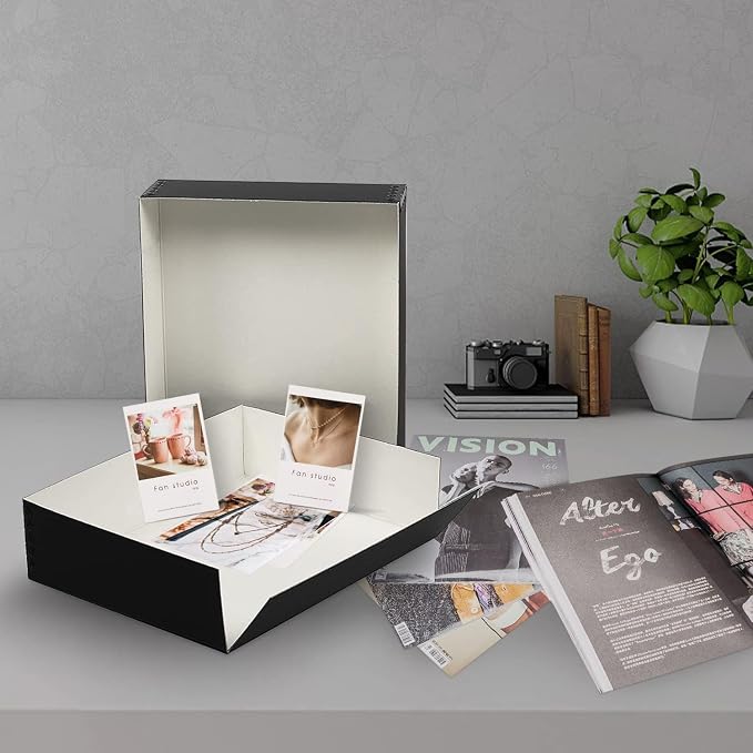 Lineco Museum Archival Storage Box, Drop Front Design - Image 7