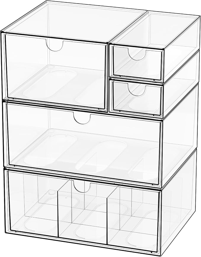 Desk Organizer Set, DIY Craft & Vertical Space Saving, Stationery, Jewelry by Yashong