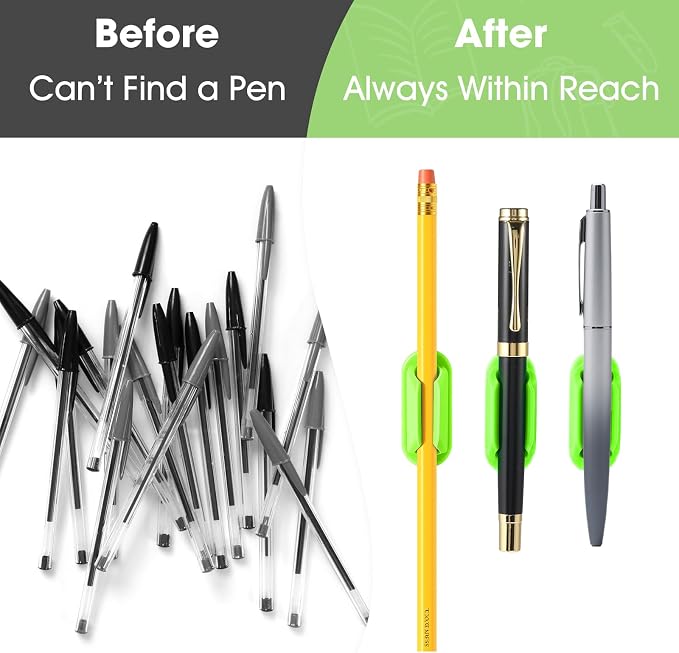 VZZNN 20 PCS Adhesive Pencil Holders - Image 6