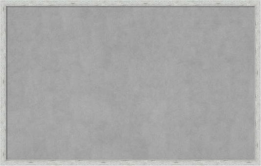Amanti Art Silver Framed Magnetic Board 21x33 Large Vision Board by AmantiArt
