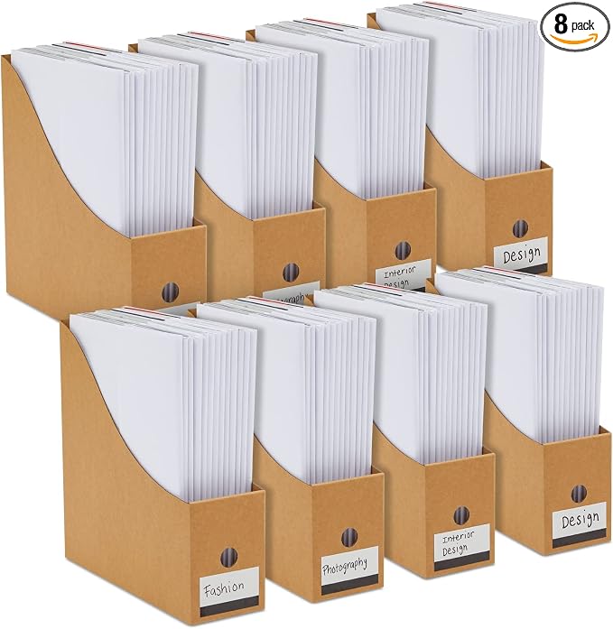 Juvale Corrugated Cardboard Magazine Holder by Juvale