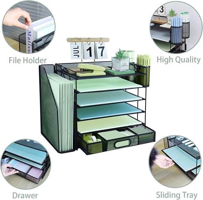 6 Tier Desk File Organiser - Image 3