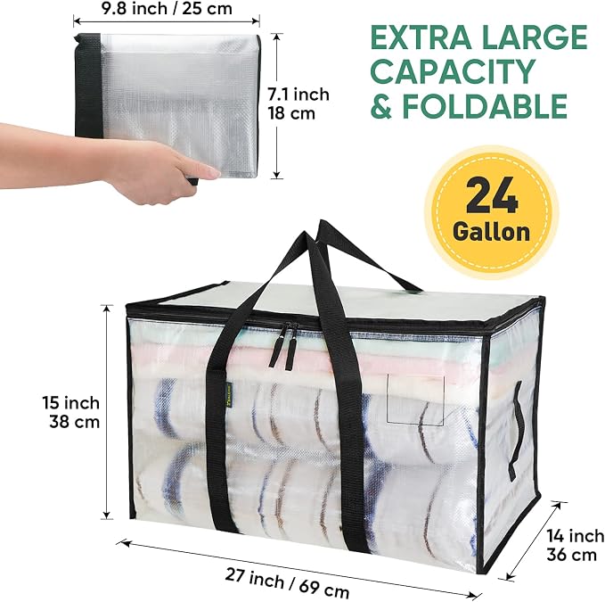 BALEINE 12-Pack Oversized Moving Bags - Image 2