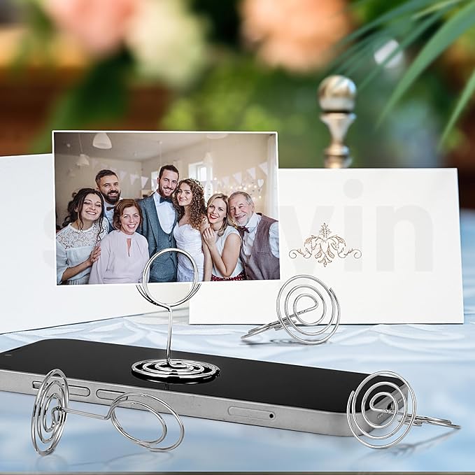 UMETDO 30PCS Table Number Holders Place Card Holder - Image 6