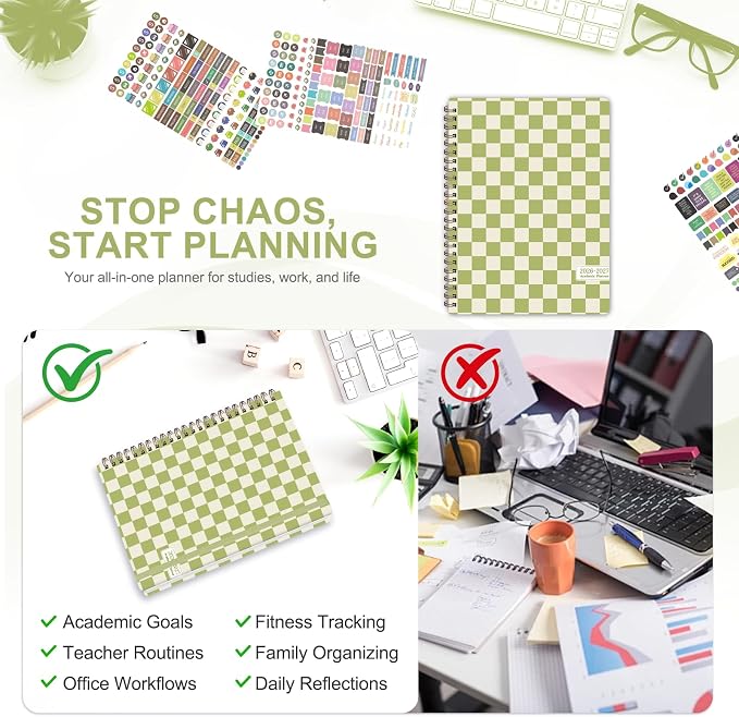 Planner 2026-2027, Weekly and Monthly Academic Year Calendar Planner, July 2026 - Image 6