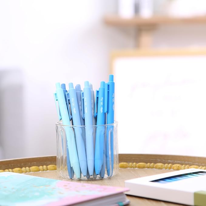 Mr. Pen- Retractable Gel Pens, 12 Pack, Sky Blue Barrel | Fine Point 0.5mm - Image 8
