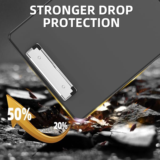 Clipboard with Storage, Plastic Storage Nursing Slim Clipboard with Low Profile - Image 8