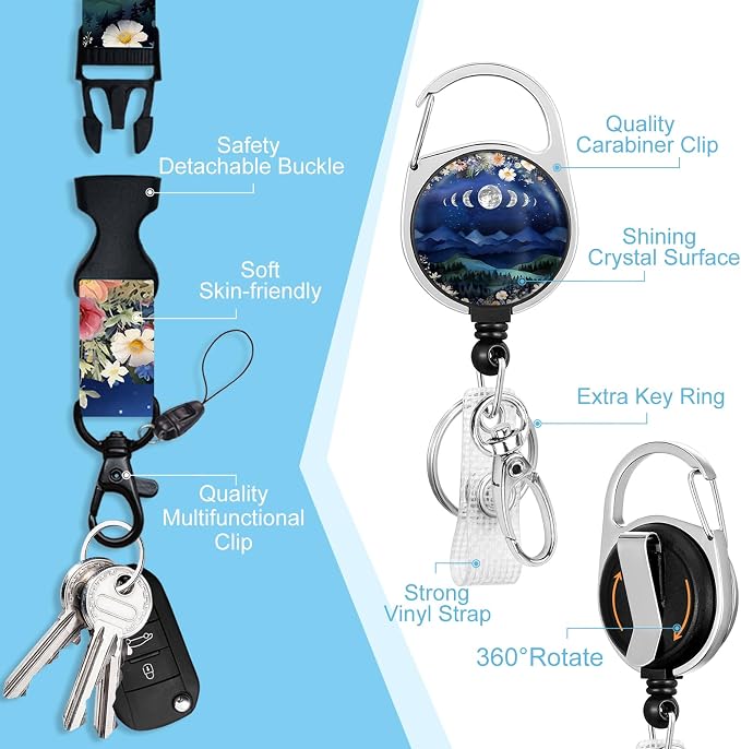 Piefly Lanyards for Id Badges, Badge Holder - Image 4