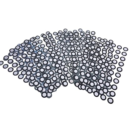 3D Scanner Markers for Industrial and Consumer 3D Scanner Optical Tracking Projects, HogarDeco 6.0mm 3D Scanner Dots 3D Target for Industrial and Interest 3D Scanning (500pcs, Inner 6mm, Outer 10mm）-DeskLoop Office