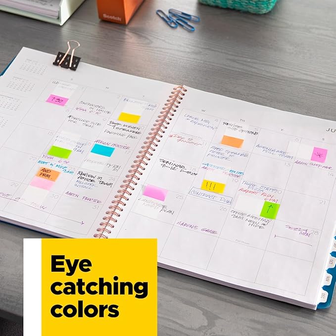 Post-it Flags Combo Pack, 4 On-The-Go Dispensers/Pack, 120 .94 in Wide and 200 .47 in Wide Flags, Assorted Colors (683-XL1)-DeskLoop Office