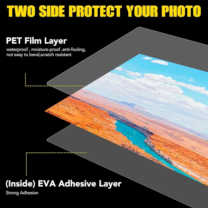 300 Pack Laminating Sheets, 3 Mil, 9 x 11.5 Inches Thermal Laminating Pouches Lamination Sheet Paper for Laminator, Clear, Letter Size, Office and School Supplies-DeskLoop Office