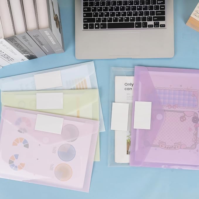 EOOUT 30pcs Plastic Envelopes, Plastic File Folders - Image 6