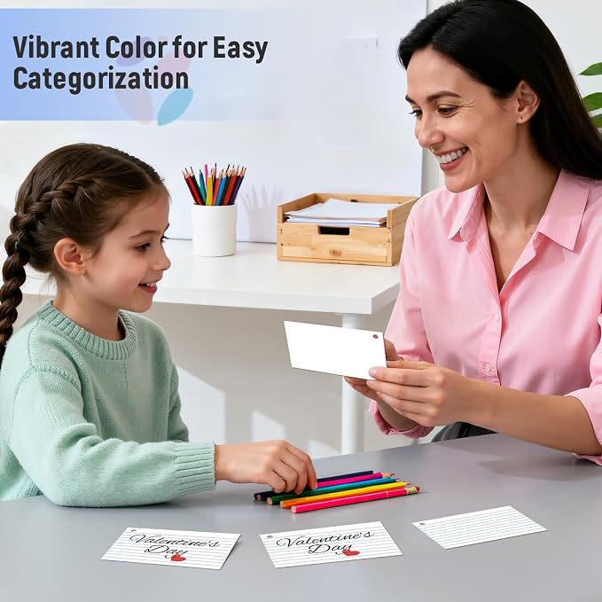 200 Count 3 x 5 Inch White Index Cards - Image 5