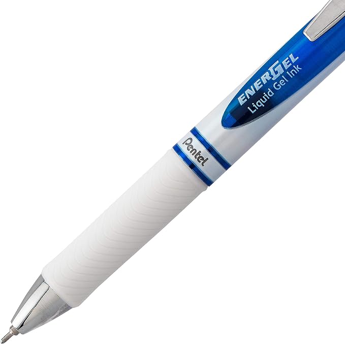 Pentel EnerGel Pearl Retractable Liquid Gel Pen, Needle Tip Medium Line - Image 4