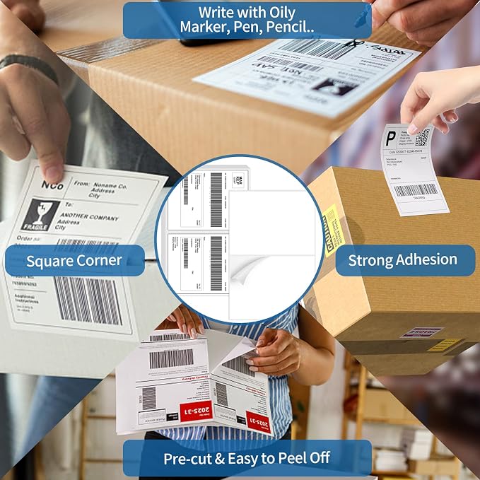 Half Sheet Shipping Labels - Image 3